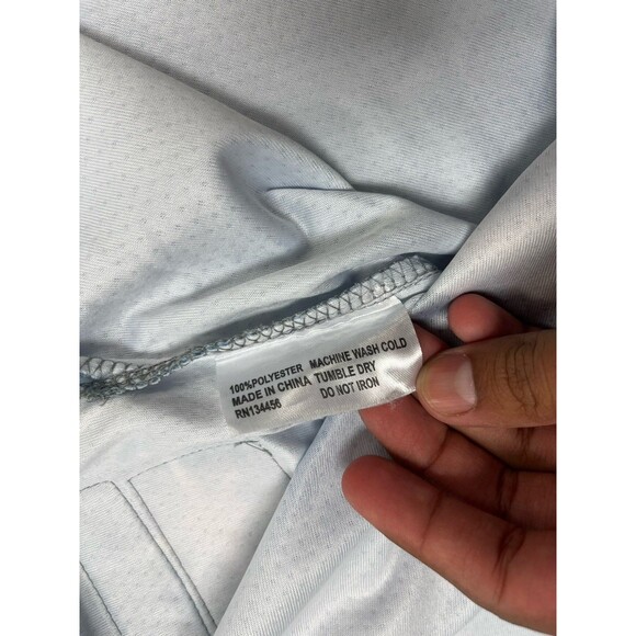 Bad Boy Records Men's Headgear Classics Embroidered Basketball Jersey Blue 2XL - Picture 12 of 12